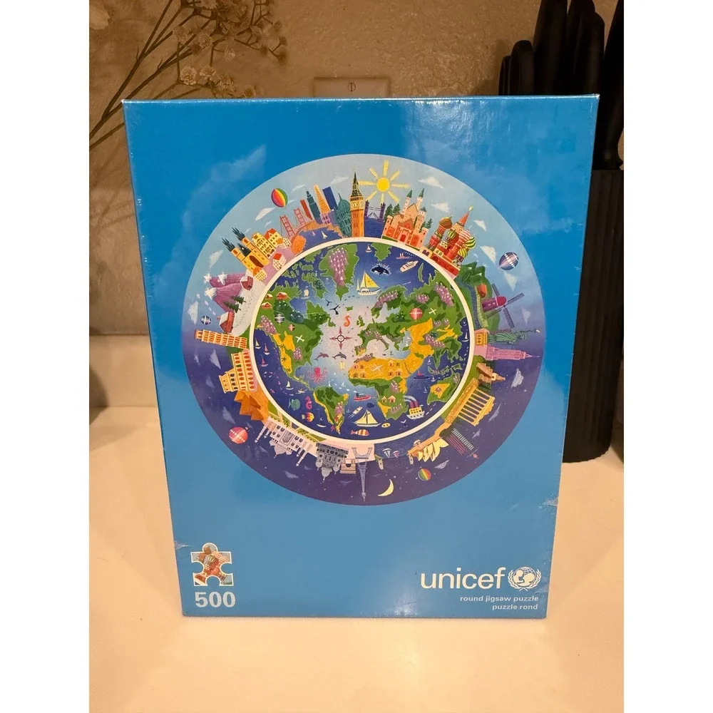 Unicef round jigsaw